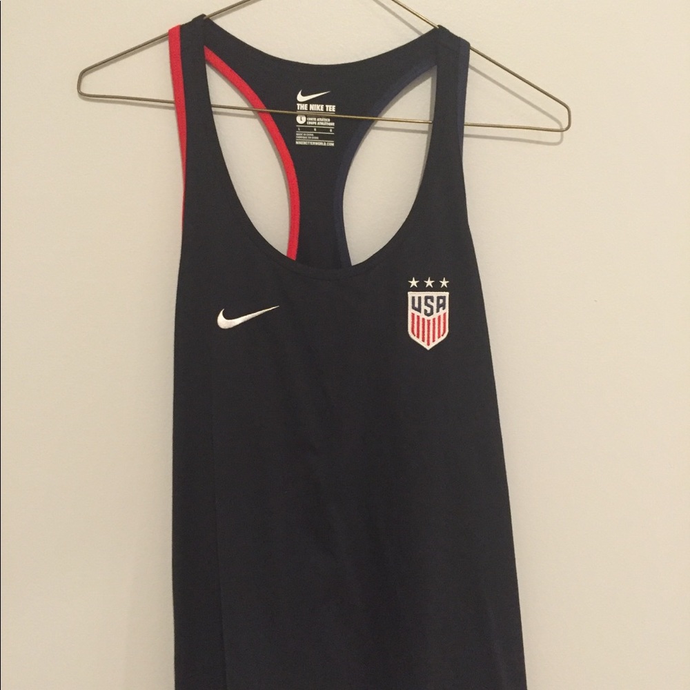Nike USA black tank top